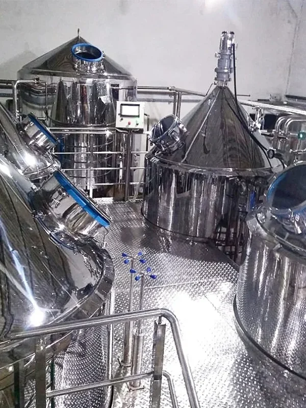 Cozinha cervejeira e equipamentos em aço inox aisi 301
